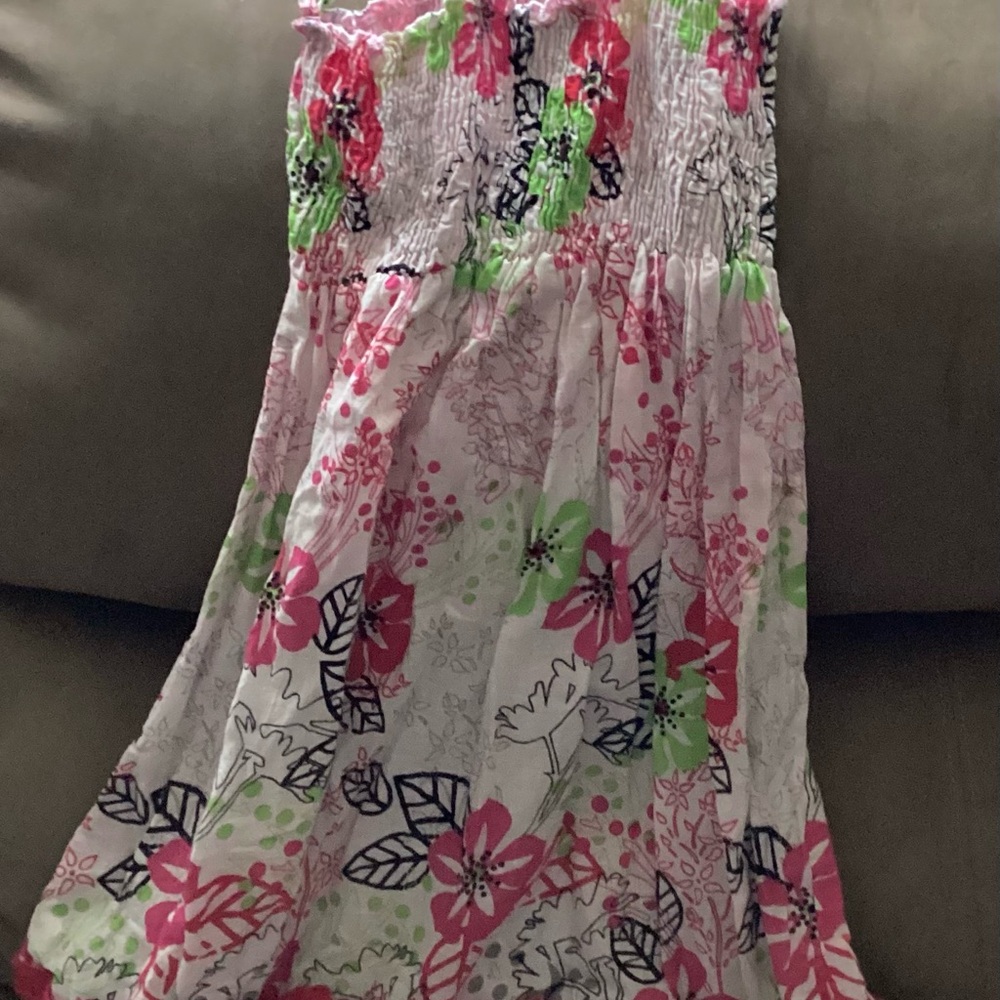 Girls Floral Smocked Sundress | Size 14/16 🌸